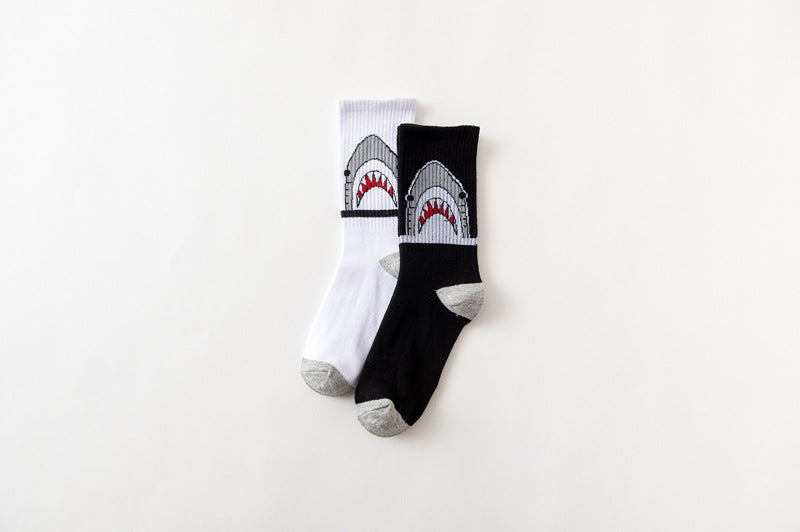 Harajuku Cotton Crew Socks – Unisex Hip Hop Streetwear for Casual Wear