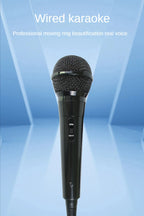 Wired Karaoke Microphone – 16.4ft XLR Condenser Mic for Singing Performance