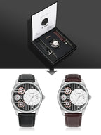 Quartz Men's Wristwatch – Luxury Minimalist Business Gift for Anniversaries