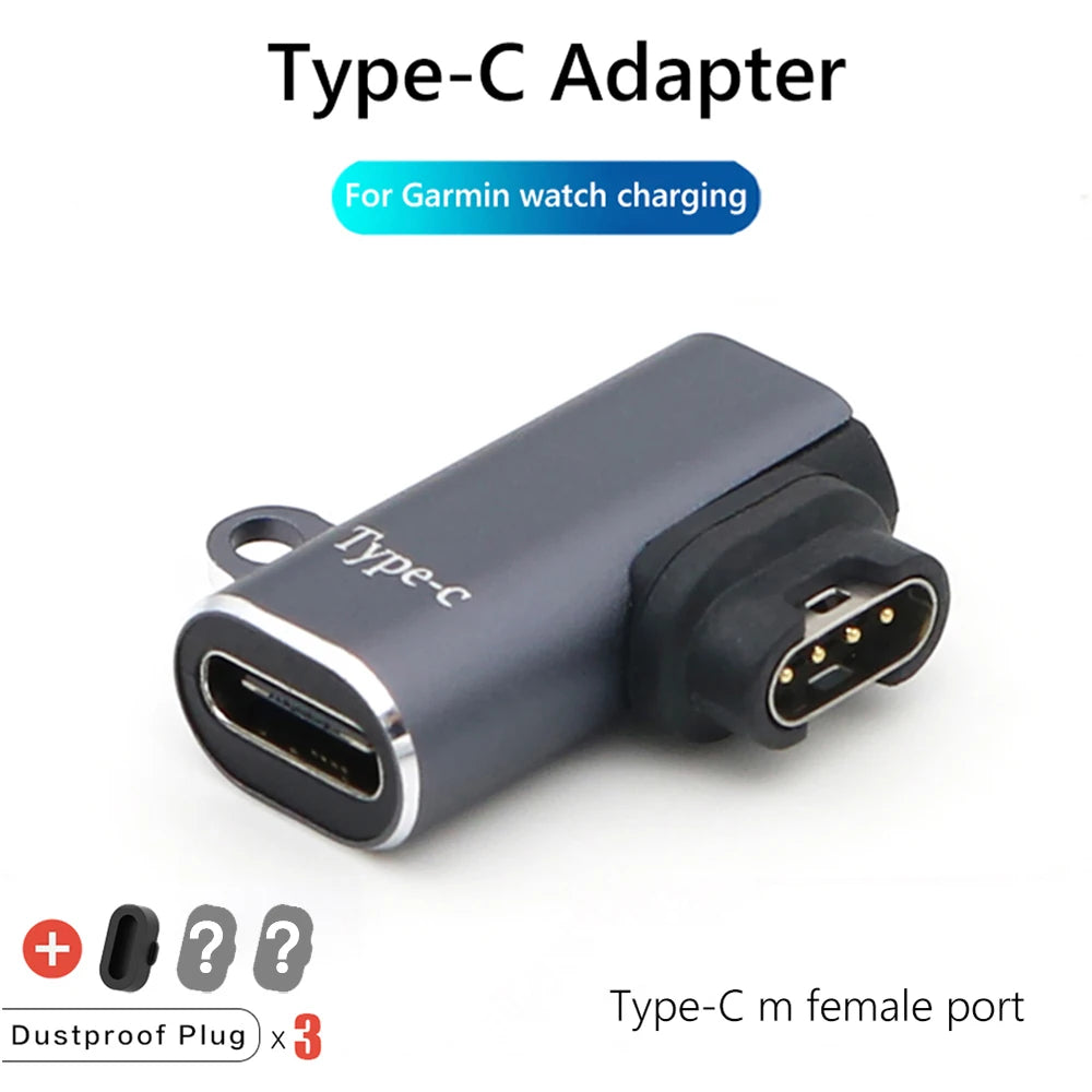 Portable Charging Adapter – Multi-Port Converter for Garmin Smartwatches