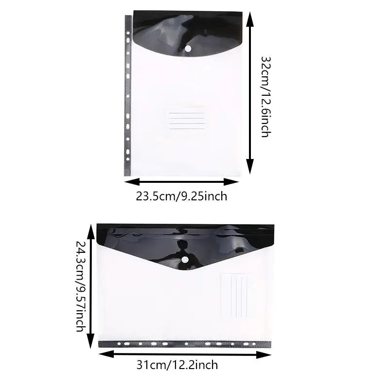 Expandable A4 Binder Pocket Organizer – Plastic Folders for Office Storage