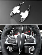 Carbon Fiber Steering Wheel Shift Paddles – Extended Shifters for Mercedes