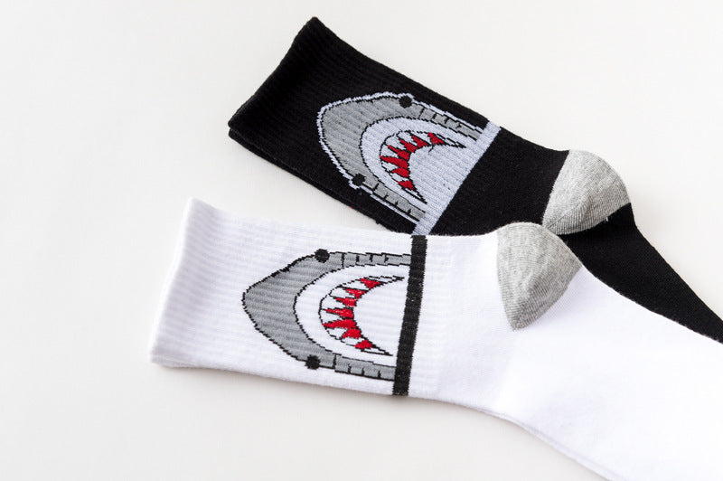 Harajuku Cotton Crew Socks – Unisex Hip Hop Streetwear for Casual Wear
