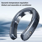 Portable Neck Fan – 6000mAh Wearable Air Conditioner for Outdoor Summer Cooling