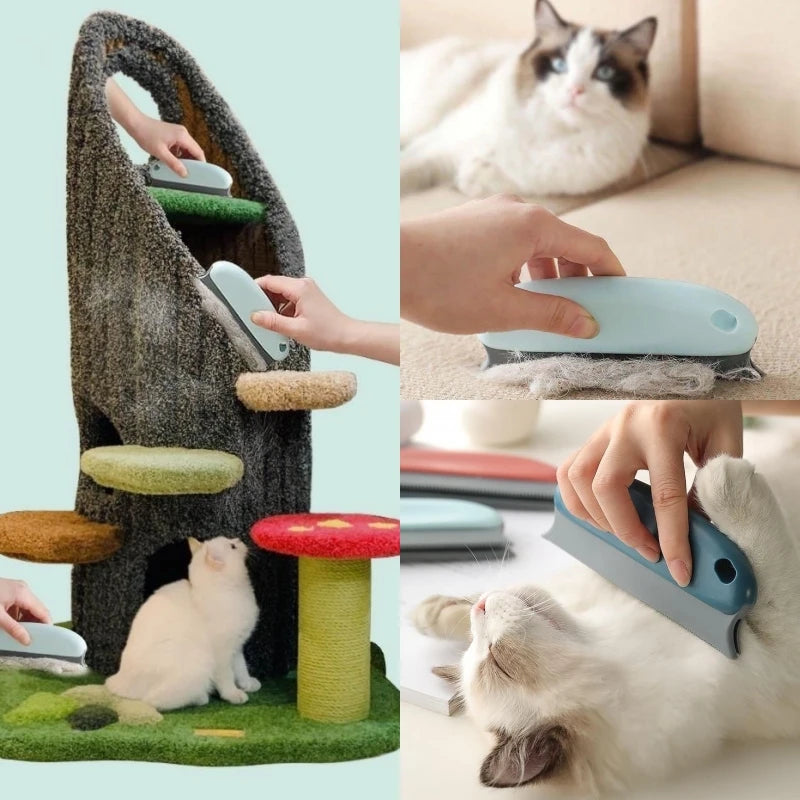 Pet Hair Remover Brush – Gentle Lint Tool for Cats and Dogs