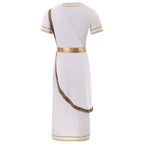 Ancient Greek Toga – Men’s Roman Robe for Halloween Cosplay Costume