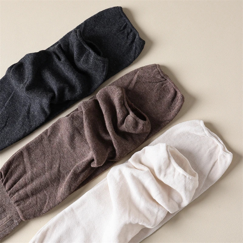Thigh High Socks – Solid Color Japanese Style for Casual Women Fashion