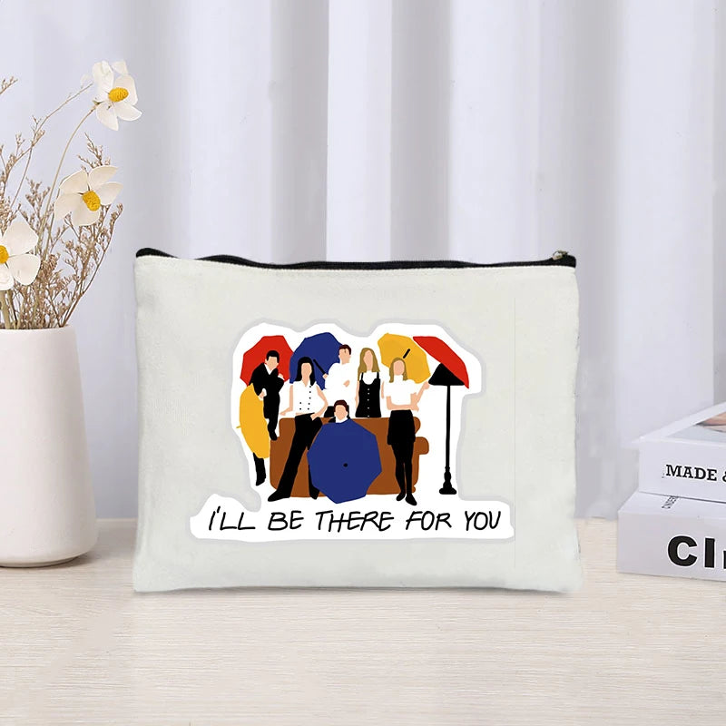 Canvas Friends Makeup Bag – Eco-friendly Cosmetic Organizer for Travel