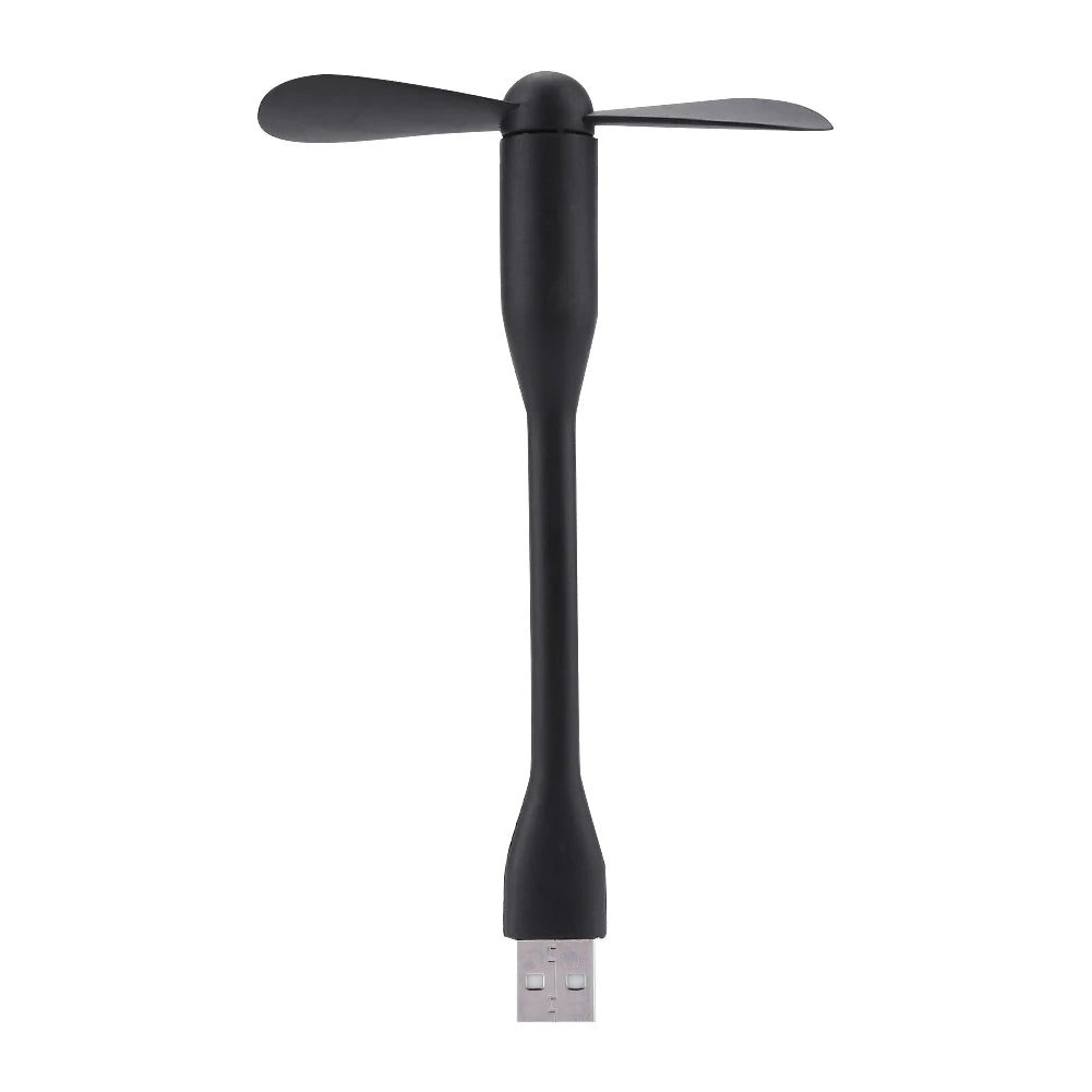 Portable Mini USB Fan – Flexible Bendable Cooling Gadget for Laptop and Travel
