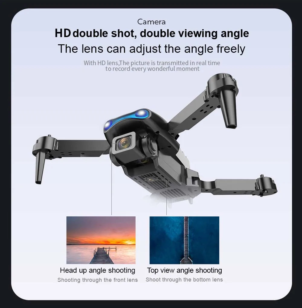 Dual Camera Drone – Obstacle Avoidance Quadcopter for Beginners and Kids