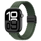 Braided Nylon Loop Watch Band – Magnetic Adjustable Bracelet for Apple iWatch