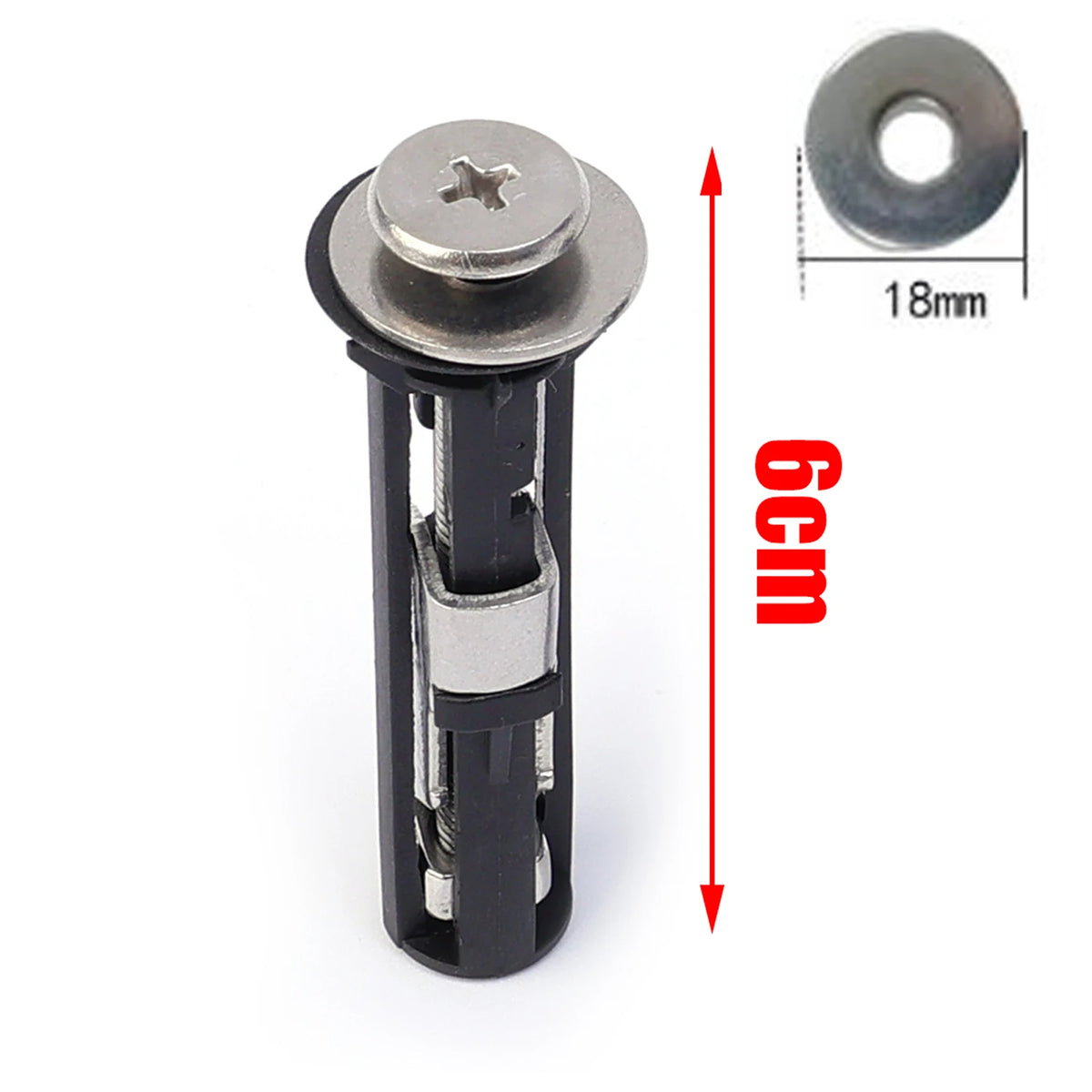 Stainless Steel Toilet Seat Bolt – Retractable Fixing Hardware for Toilet Lids