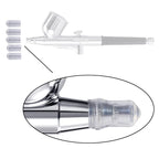Airbrush Cleaning Pot with Holder and Needle Tool Kit for Spray Guns