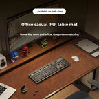 Large PU Suede Desk Mat – Waterproof Non-slip Pad for Gaming Setup