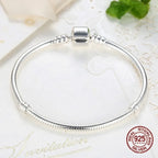 925 Sterling Silver Snake Chain Bracelet – Handmade Jewelry for Women