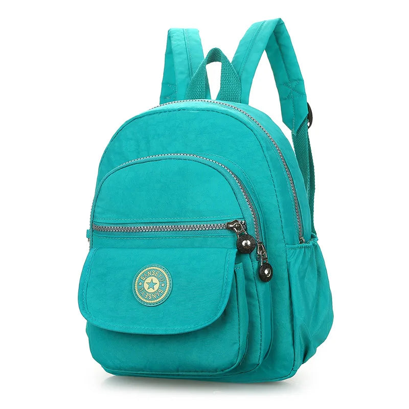 Mini Oxford Cloth Backpack – Small Shoulder Purse for Outdoor Travel