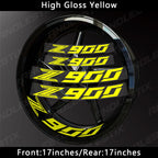 Reflective Motorcycle Rim Stripes – Wheel Hub Decals for Kawasaki Z900