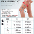 Compression Knee Sleeve – Long Leg Brace Support for Basketball and Running