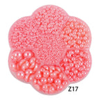 Half Round Flatback Pearl Beads – Assorted Sizes for DIY Jewelry and Nail Art