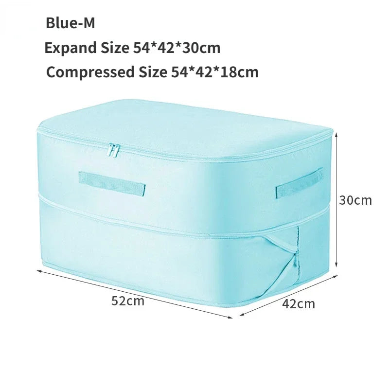 Large Compression Storage Bag – Space Saving Quilt Organizer for Closet