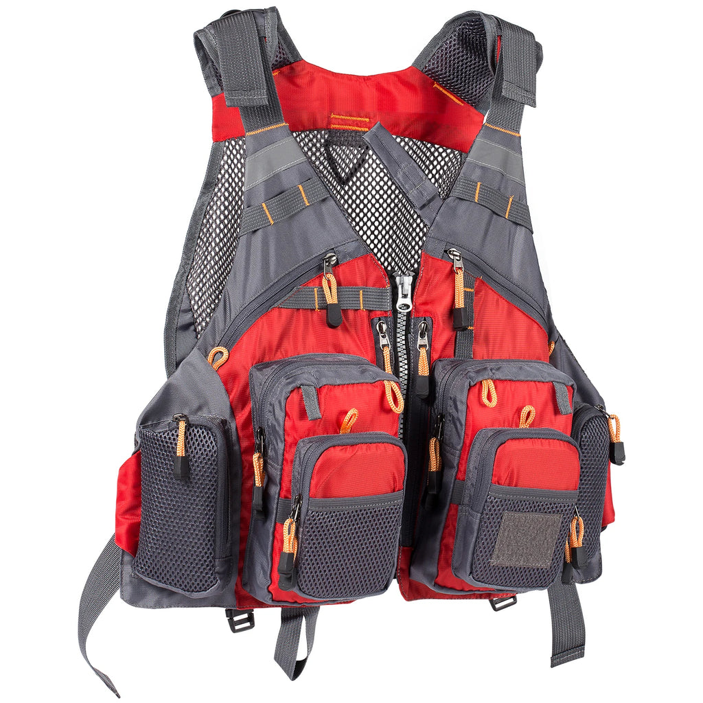 Adjustable Mesh Fishing Vest – Breathable Tackle Gear for Outdoor Sports