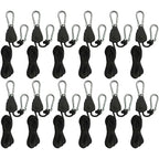 Camping Tent Rope Tensioners – Adjustable Ratchet Pulley for Awning Setup