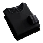 Thermal Fleece T-Shirt – Men's Long-Sleeved Velvet Padded Base Layer for Winter