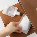 Refillable Travel Squeeze Pouches – Leakproof Toiletry Bags for Liquid Storage
