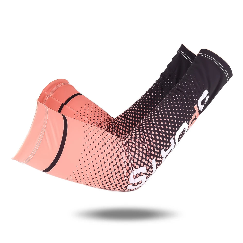 Ice Silk Arm Sleeves – UV Protection for Outdoor Cycling and Sports