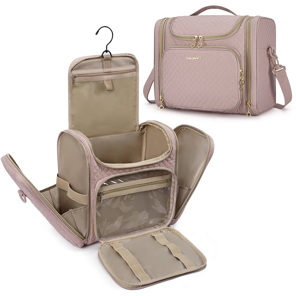 Water-Resistant Makeup Bag – Large Capacity Travel Organizer for Cosmetics