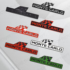 Metal Racing Flag Emblem – Monte Carlo Grille Badge for Skoda Sport Line