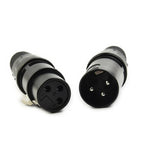 XLR DMX Microphone Connectors – 3 Pin Audio Plugs for Professional Sound Gear