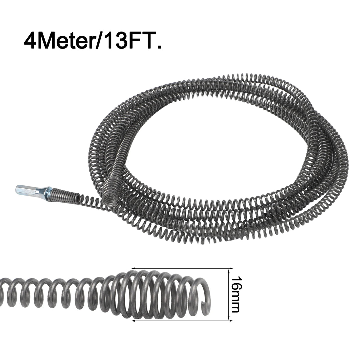 Drain Clog Remover Spring Drill Connector for Pipe Blockage – Kairo ...