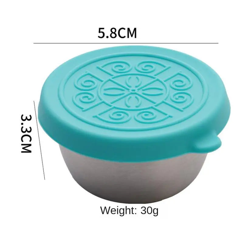 Leakproof Sauce Cups – Portable Dressing Containers for Lunch and Travel