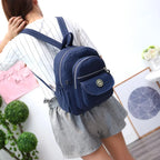Mini Oxford Cloth Backpack – Small Shoulder Purse for Outdoor Travel