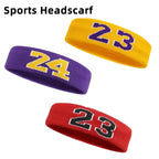 Cotton Athletic Headband – Elastic Sweatband for Gym Sports and Training