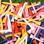 Mixed Color Wooden Golf Tees – Durable Training Accessories for Golfers