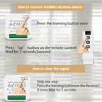 RF Curtain Switch Module – Wireless Remote Control for Motorized Roller Blinds