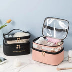 Portable Waterproof Makeup Bag – Large Capacity Travel Organizer for Toiletries