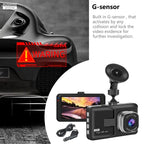 1080P Dash Camera – Super Night Vision DVR for Vehicle Video Recording