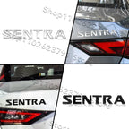 ABS Plastic SENTRA Letter Emblem – Trunk Fender Badge for Car Decoration