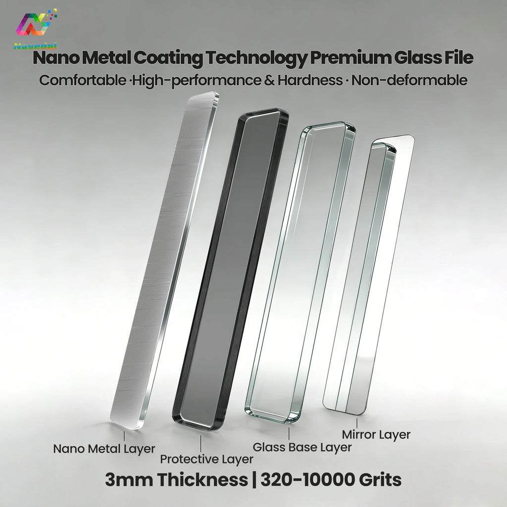 Glass Polishing File – Ultra Fine Mirror Finish for DIY Plastic Models