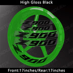 Reflective Motorcycle Rim Stripes – Wheel Hub Decals for Kawasaki Z900