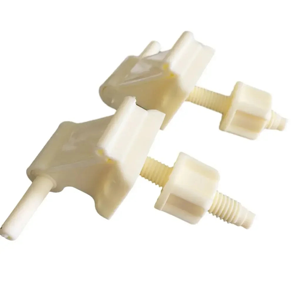 Toilet Seat Hinge Replacement Kit – Universal Fixing Screws for Repairs
