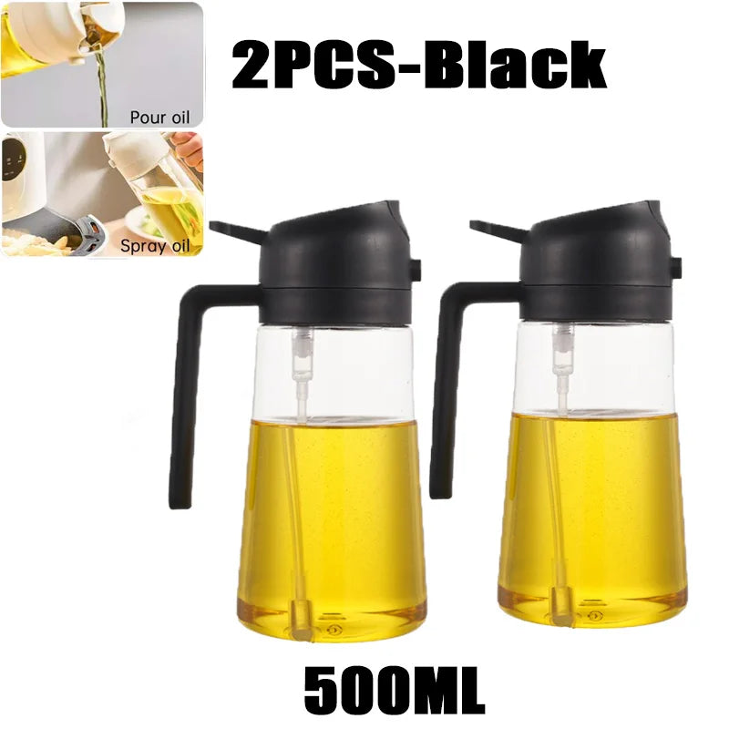 Oil Spray Bottle – Kitchen Vinegar Sprayer for BBQ Cooking and Baking
