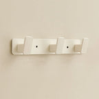 Black Metal Wall Coat Rack – 5 Hook Organizer for Hat Towel and Bag Storage