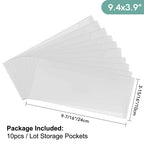 Plastic Stamp and Die Storage Pockets – Waterproof Sleeves for Crafting