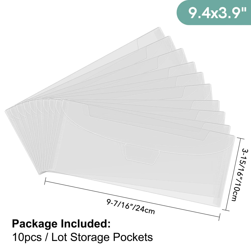 Plastic Stamp and Die Storage Pockets – Waterproof Sleeves for Crafting