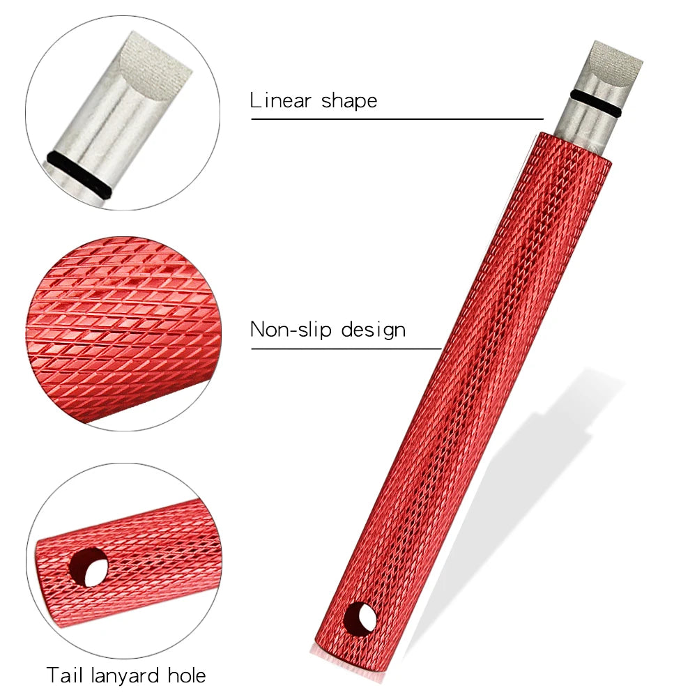 Golf Club Groove Sharpener – U and V Type Blade for Wedge Restoration