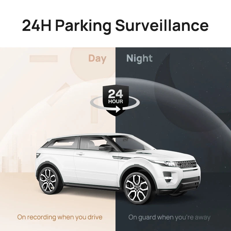 4K WiFi Dash Cam – UHD Car Video Recorder for 24H Parking Surveillance